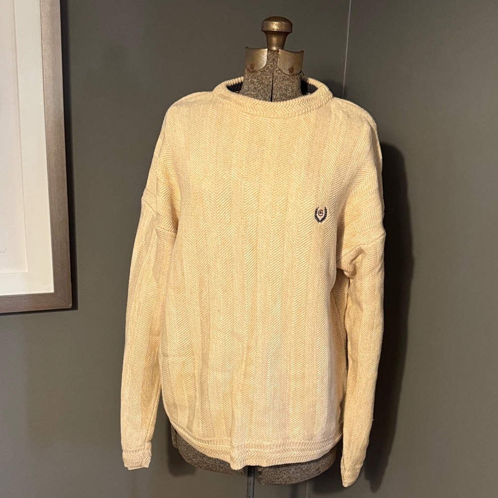 Vintage Chaps Ralph Lauren Cream Sweater